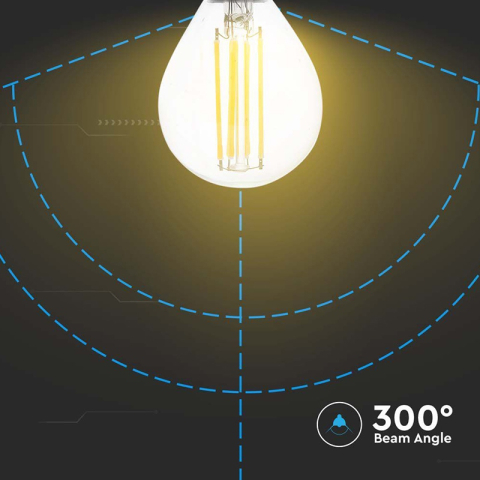 BEC E14 CU FILAMENT LED 4W 3000K ALB CALD [5]