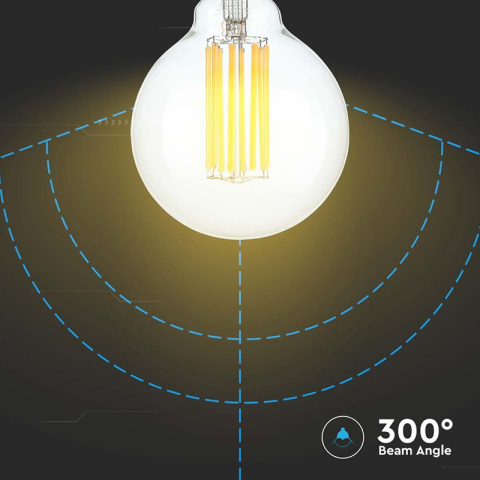 BEC E27 G95 CU FILAMENT LED 6W 2700K [5]