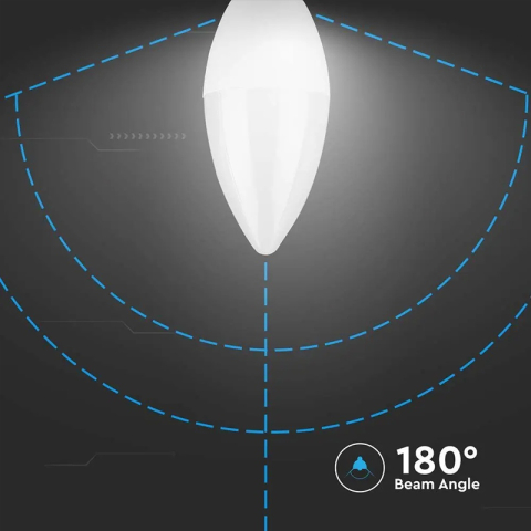 BEC LED E14 3.7W 4000K ALB NEUTRU [6]