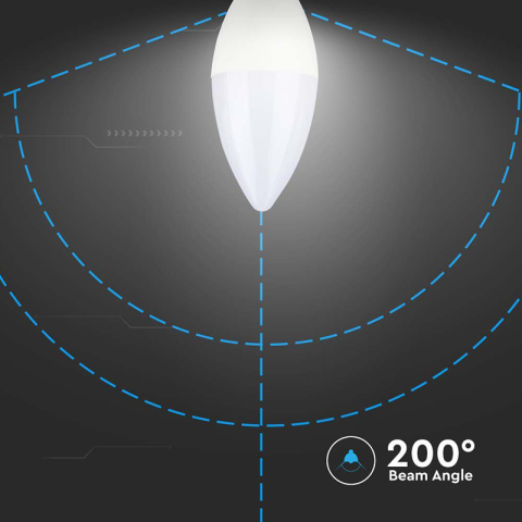 BEC LED E14 4.5W 6500K ALB RECE [5]