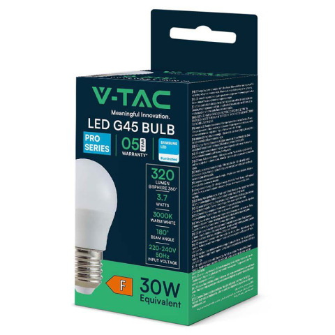 BEC LED E27 G45 3.7W 6400K CIP SAMSUNG [2]