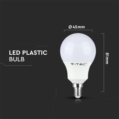 BEC LED P45 E14 5.5W CRI95+ 2700K ALB CALD [3]