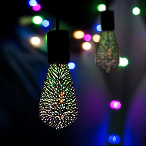 BEC LED ST64 E27 3W CU FILAMENT 3000K ALB CALD MODEL 3D [5]