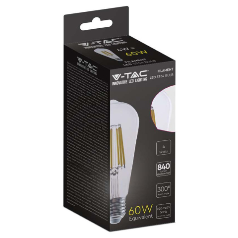 BEC LED ST64 E27 4W CU FILAMENT 3000K MODEL EDISON [2]
