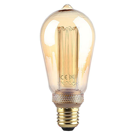 Becuri LED - BEC LED ST64 E27 4W CU FILAMENT1800K MODEL EDISON