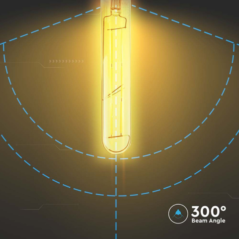 BEC LED T30 E27 CU FILAMENT 6W 2200K ALB CALD [5]