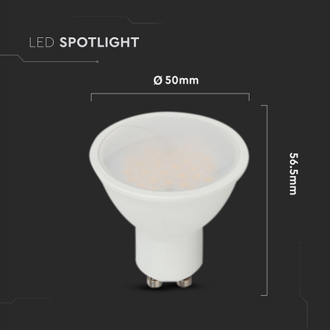 BEC SPOT LED GU10 10W 3000K ALB NEUTRU, CIP CREE [3]