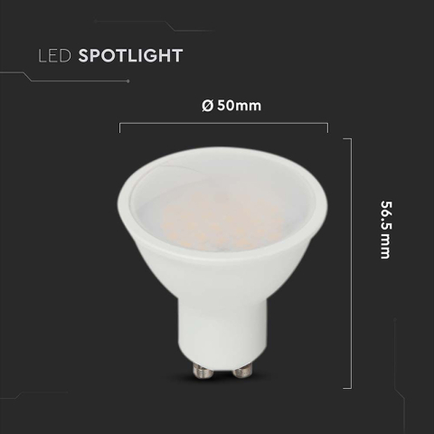 BEC SPOT LED GU10 4.5W 6400K ALB RECE CIP SAMSUNG [3]