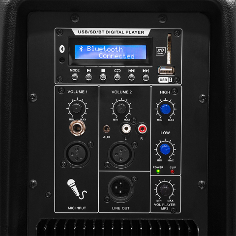 BOXA ACTIVA 12''/30CM 140W RMS CU BT/FM/TWS/USB/SD [8]