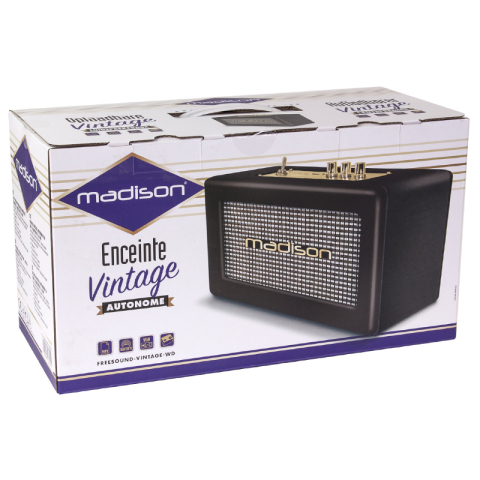 BOXA BLUETOOTH MODEL VINTAGE 2X10W MADISON [4]