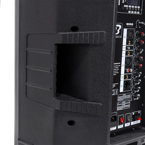 BOXA PORTABILA 12''/30CM + TWEETER 250W BT/USB/FM/SD + 2MIC VHF [13]