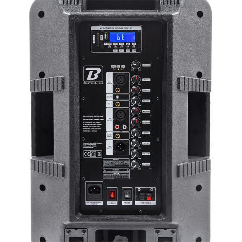 BOXA PORTABILA 12''/30CM + TWEETER 250W BT/USB/FM/SD + 2MIC VHF [10]