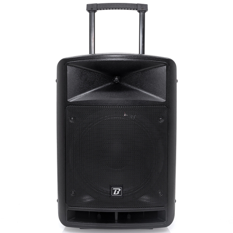 BOXA PORTABILA 12''/30CM + TWEETER 250W BT/USB/FM/SD + 2MIC VHF [7]