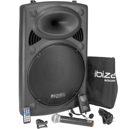 Boxe portabile PA - BOXA PORTABILA 15"/38CM 800W 12/230V USB/MP3 CU BT