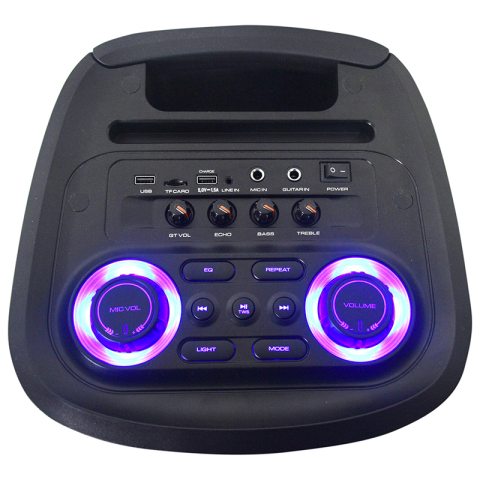 BOXA PORTABILA 2X10"/25CM TWS CU BT/FM/USB/SD [3]