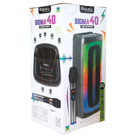 BOXA PORTABILA 2X4"/10CM 50W TWS BT/FM/USB/MSD [9]