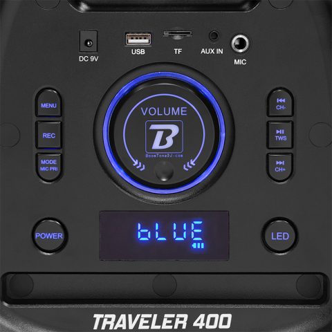 BOXA PORTABILA 2X8''/20CM CU BT/USB/SD [13]