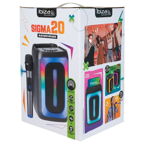 BOXA PORTABILA 4"/10CM 25W TWS BT/FM/USB/MSD [7]