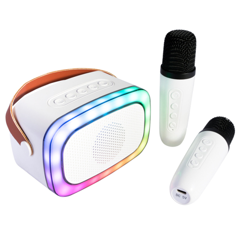 BOXA PORTABILA KARAOKE CU 2 MICROFOANE FUNCTIE BT/USB/TWS [1]