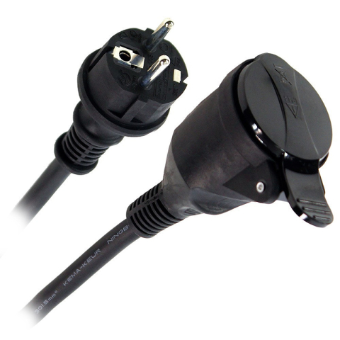 CABLU EXTENSIE(CUPLA) 20M (3GX1.5MM) IP44 - NEGRU [1]