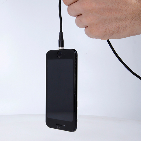 CABLU MAGNETIC 3IN1 USB-C/LIGHTNING/MICRO USB 1M 3A - NEGRU [7]
