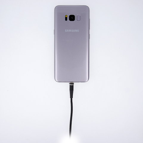 CABLU MAGNETIC 3IN1 USB-C/LIGHTNING/MICRO USB 1M 3A - NEGRU [5]
