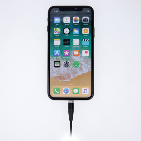 CABLU MAGNETIC 3IN1 USB-C/LIGHTNING/MICRO USB 1M 3A - NEGRU [6]