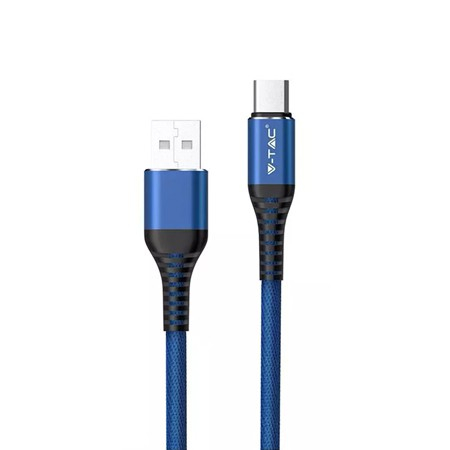 Cabluri - CABLU TIP C 1.2M GOLD EDITION - ALBASTRU