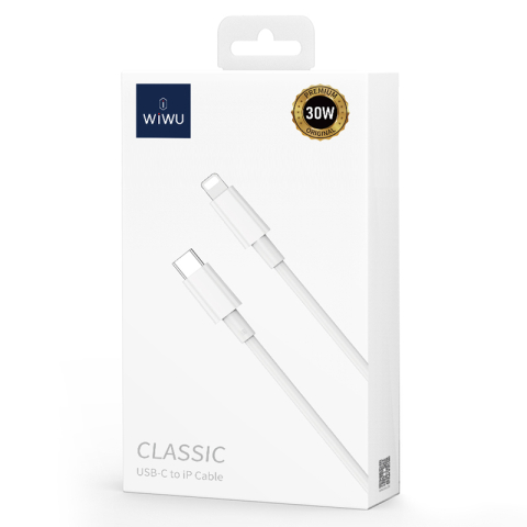 CABLU USB-C - LIGHTNING 1.2M 30W - ALB [6]