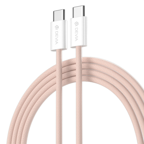 CABLU USB-C - USB-C 1M 60W 3A - ROZ [2]