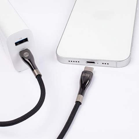 CABLU USB C - USB C 2M 60W - NEGRU [3]
