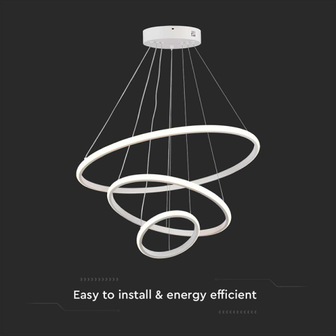 CANDELABRU LED 32W 3000K 60X40X100CM - ALB [3]