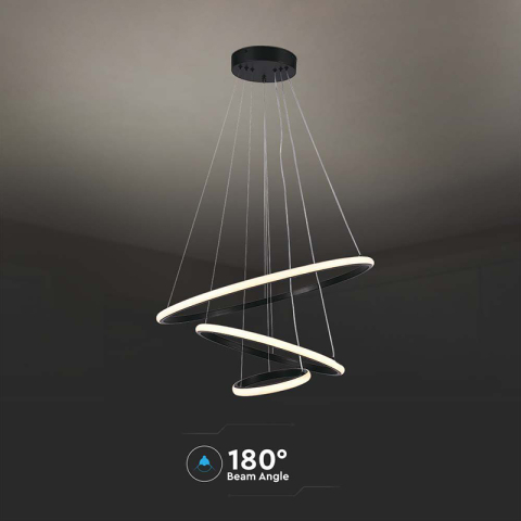 CANDELABRU LED 32W 3000K 60X40X100CM - NEGRU [5]