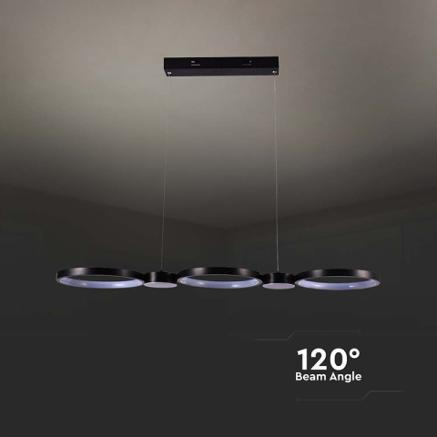 CANDELABRU LED 38W 4000K 95X100CM - NEGRU [5]