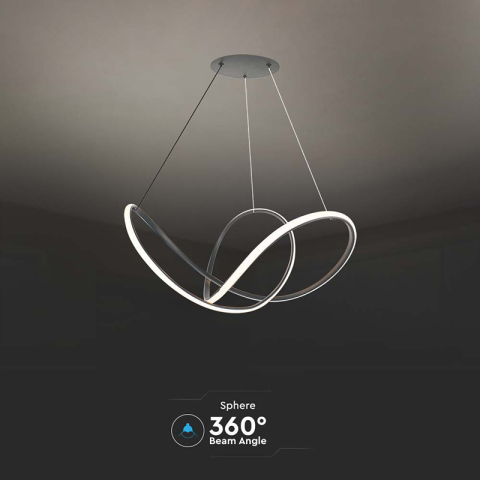 CANDELABRU LED 49W 3000K 70X120CM - NEGRU [5]