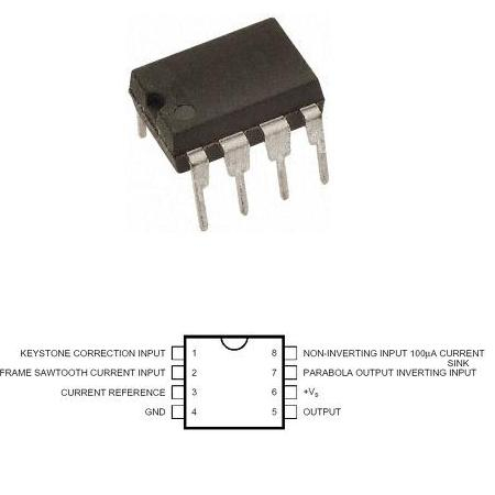 Componente Electronice - CIRCUIT CORECTIE EST-VEST TDA4950