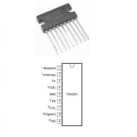Componente Electronice - CIRCUIT DEFLEXIE VERTICALA DC COUPLED