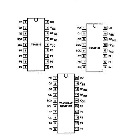 Componente Electronice - CIRCUIT PLL 1.3GHZ BIDIRECTIONAL IIC, TSA5512