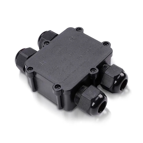 CONECTOR TERMINAL 4PINI 8-12MM IP68 - NEGRU [1]