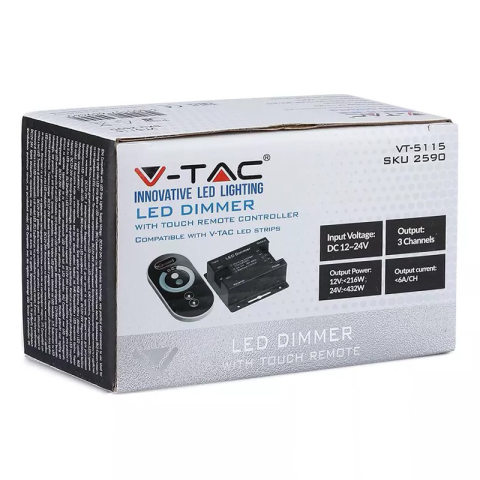 CONTROLLER BANDA LED DIMABIL CU TOUCH 12V 216W /24V 432W [5]
