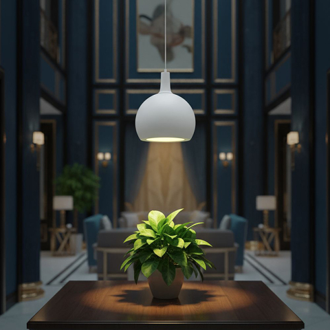 CORP ILUMINAT CU SOCLU E27 280X218MM - ALB [6]