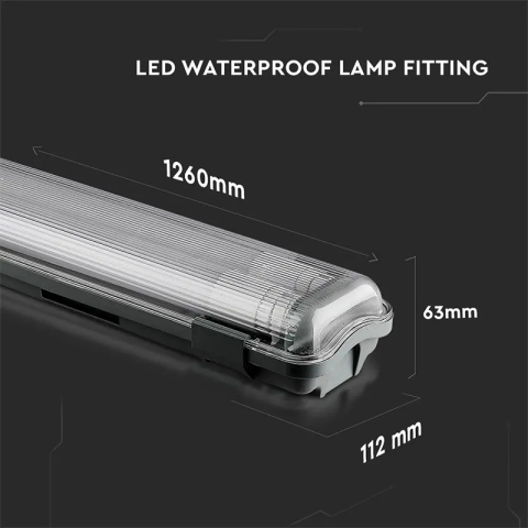 CORP ILUMINAT LED 120CM 2X18W 4000K NEUTRU IP65 [5]