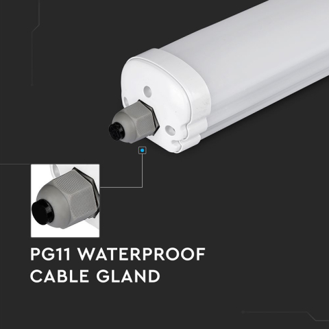 Lampa LED liniară 36W, 120 cm, 6400K, lumină rece, IP65, SKU-216284 [11]