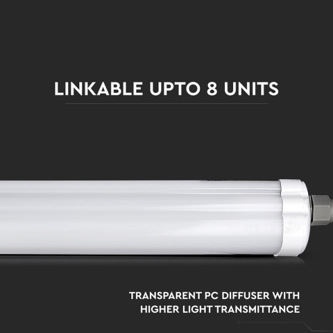 Lampa LED liniară 36W, 120 cm, 6500K, lumină rece, IP65, cip CREE, SKU-2162846 [10]