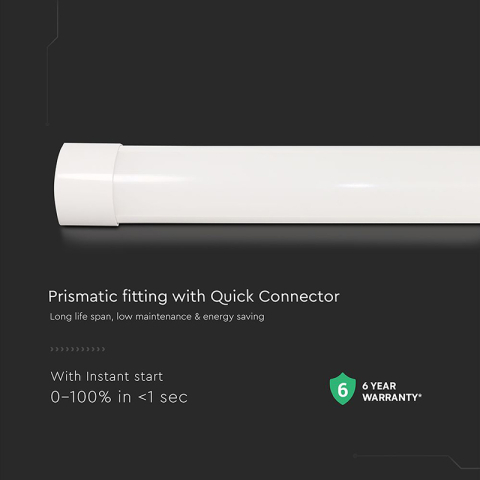 Lampa LED liniară 20W, 60 cm, 120 lm/W, 6500K, lumină rece, cip CREE, V-TAC, SKU-203496 [8]