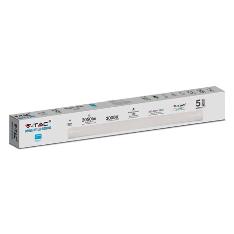 Lampa LED liniară 20W, 60 cm, 3000K, lumină caldă, cip Samsung, SKU-20347 [3]