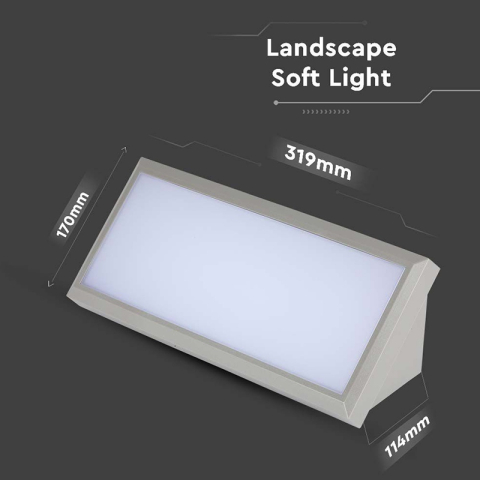 CORP ILUMINAT LED 20W IP65 6400K ALB RECE [4]