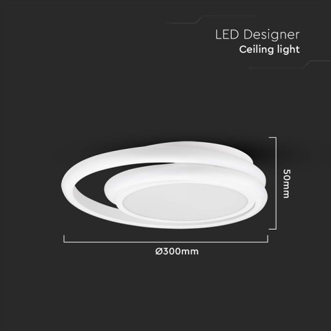 CORP ILUMINAT LED 24W 3IN1 - ALB [2]