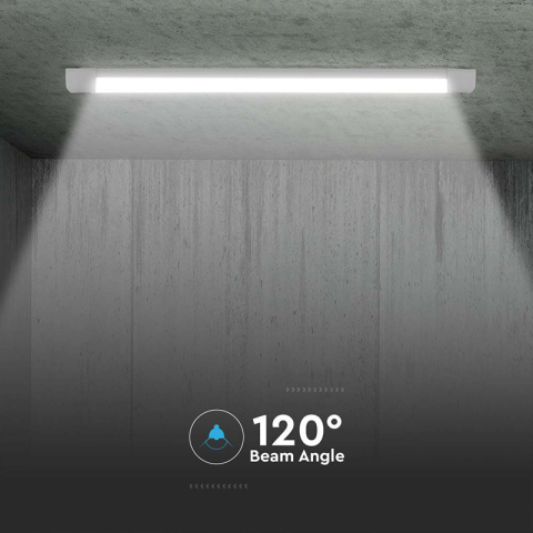 Lampa LED liniară 40W, 120 cm, 6500K, lumină rece, SKU-8049 [10]