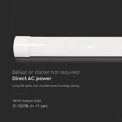 CORP ILUMINAT LED 50W 150CM 6500K ALB RECE [8]